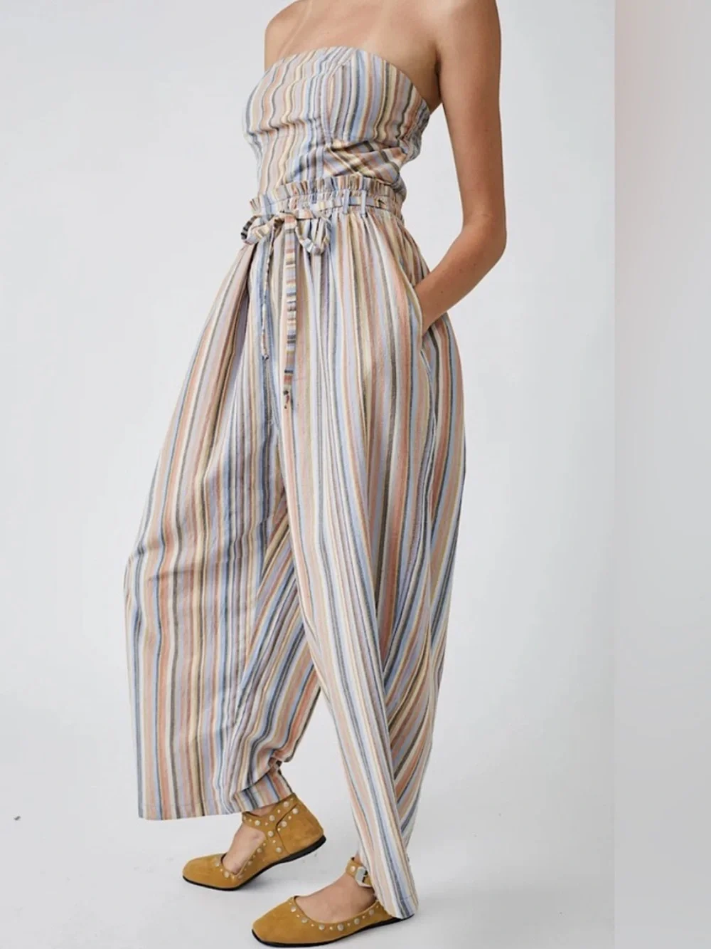 NEW Free People Roaming Shores One-Piece Size L